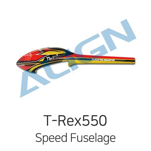 Align T-REX 550L Speed Fuselage(Red&amp;Yellow) - 강력추천!