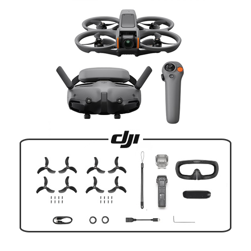 DJI Avata 2 플라이모어 콤보 드론 (배터리 1개 / 고글3 + 모션3 / 아바타2)