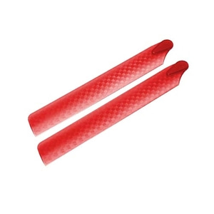 라콘헬리 108mm Transparent Plastic Main Blade (Red Carbon) - Blade mCP X/V2/S 옵션
