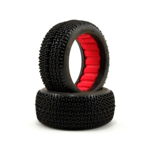 AKA Cityblock 1/8 Buggy Tires (2) (Soft) 고품질 타이어