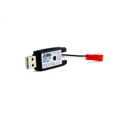 1S USB Li-Po Charger, 500mA, JST: 180 QX HD
