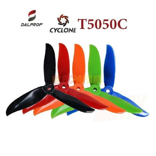 신형 3엽 DALProp CYCLONE Series T5050C High End Propellers (4개 포함)
