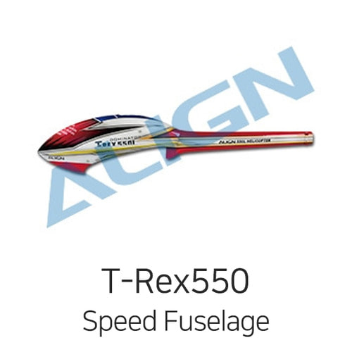 Align T-REX 550L Speed Fuselage(Red/CQB) - 한정판매!