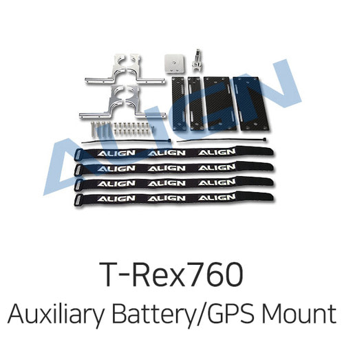 Align 티렉스 800E Auxiliary Battery/GPS Mount Set