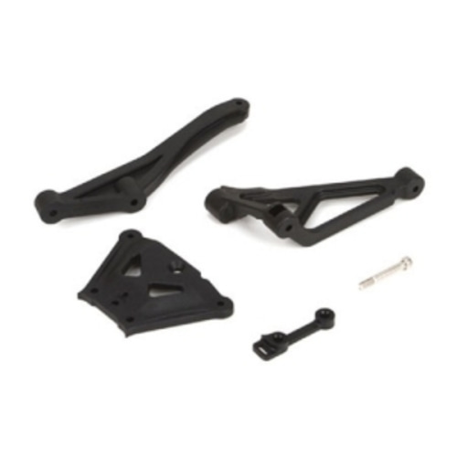 Team Losi Racing Top Plate &amp; Chassis Brace Set