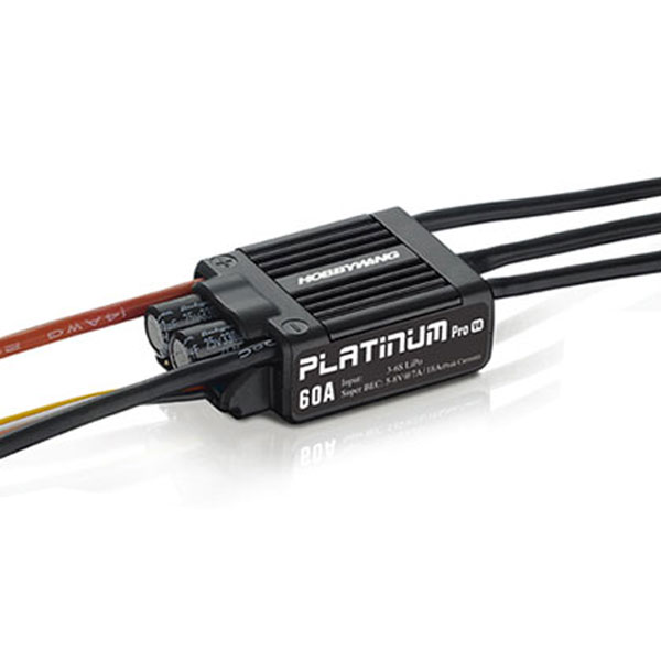 하비윙 Hobbywing Platinum 60A V4 변속기 (3-6S / Switching BEC)