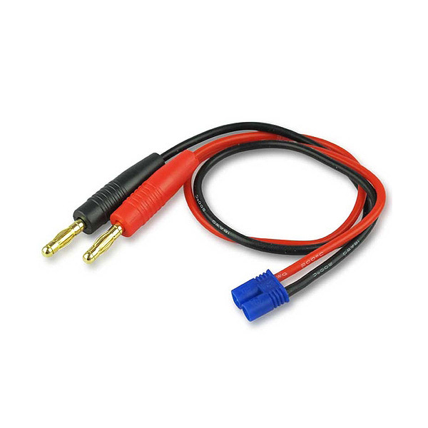 EC2 Charge Cable, 16AWG Silicone Wire 30cm(EC2 충전코드/바나나 커넥터)
