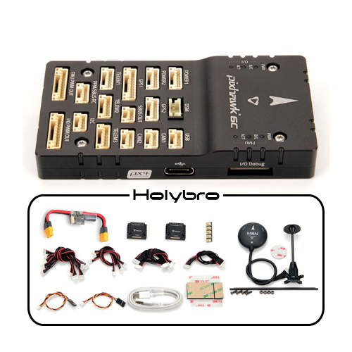 Holybro Pixhawk 6C 드론 컨트롤러 (M8N GPS / PM02 / 알루미늄 / 픽스호크)