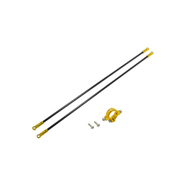 엑스캅터 - 라콘헬리 CNC AL Tail Boom Support Set (Gold) - Blade 230 S 옵션